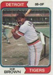 1974 Topps Baseball Cards      409     Ike Brown